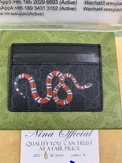 (QC) Gucci cardholder and LV Wallet from Nina : r/FashionReps.